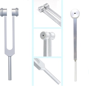 Ensemble de diapasons manuels de qualité professionnelle, 5 pièces, en alliage d'aluminium, diapasons légers, qualité médicale, utilisation en clinique, instrument de guérison - Product Image 5