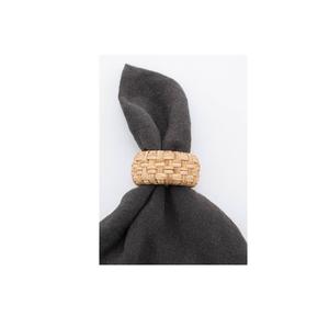 Made of Rattan Round Shape Table Accessories Napkin Rings Home and Kitchen Ware <b>Tissue</b> Holding Rings Affordable Price - Product Image 2