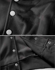 Veste de baseball courte pour femme, style universitaire, avec doublure en laine, personnalisable, fabricant OEM ODM - Product Image 5