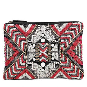 Bolso pequeño con bordado artesanal de sandía, limón, diseño de pájaro, tradicional, bonito y elegante de lujo de Hiba Enterprises - Product Image 2