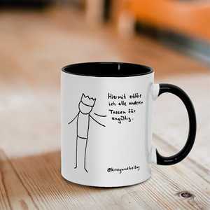 Tazas de Leche War and Friday de Diseño Minimalista, de Gres, con Capacidad de 200ml/600ml, Aptas para Lavavajillas y Microondas, Ideales para Regalos - Product Image 3