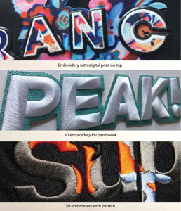 100% Cotton Heavyweight O-Neck T-Shirt for Men Custom 3D Embroidered Logo Plus Size Breathable Jersey Oversized 280 GSM - Product Image 3