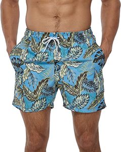 Shorts de Baño de Verano para Hombre de Alta Calidad, Personalizados, Casuales, de Algodón y Poliéster, Transpirables, de Punto, con Cordón Ajustable - Product Image 5