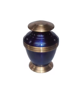 Urna de cremación de textura martillada exclusiva de primera calidad con el mejor precio Cenizas de metal de calidad superior Urnas de sujeción Venta caliente - Product Image 6