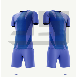 Tenue de match de football personnalisée 100 % polyester respirante et légère, ensemble maillot et short pour clubs, académies et tournois - Product Image 6