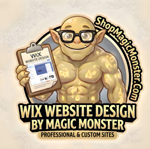 บริการออกแบบเว็บไซต์ Wix ผ่านทีม Magic Monster! - Product Image 1