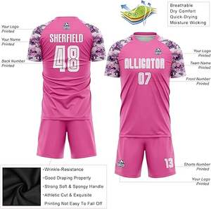 Ropa de fútbol profesional para niños, conjunto superior de poliéster 100%, uniforme de Color sólido, calidad superior, diseño más nuevo, servicio OEM disponible - Product Image 3