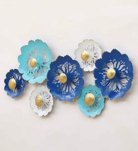 Décoration murale Présentoir de fleurs en métal de luxe Art mural Lobby Cadre en fer forgé Art floral suspendu Décoration murale - Product Image 4