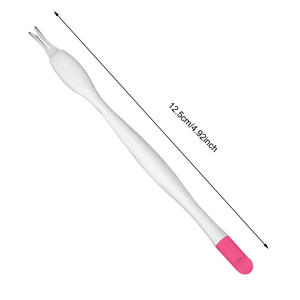 Empujador de cutículas de acero inoxidable profesional, cortaúñas, cortaúñas, tijeras de manicura, herramienta de corte, empujador de cutículas de uñas - Product Image 4