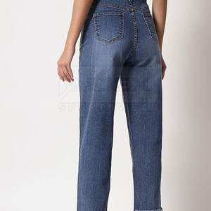 Precio barato Uso al aire libre Mujeres Jeans Pant Profesional Hecho Nuevo Último diseño Mujeres Jeans Pant - Product Image 3