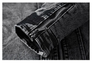 Vestes pour hommes Nouveau design Veste en jean pour hommes Logo personnalisé Matériel en jean original Haute qualité Respirant Séchage rapide Service OEM - Product Image 6