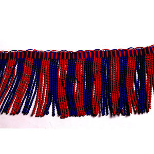 Franges de métal en fil de métal fabriquées à la main et personnalisées par OEM Frange de lingot d'or noir pour vêtements et décoration en vente - Product Image 4