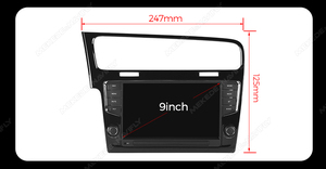 Système de navigation GPS avec amplificateur et DSP pour VW <span class=keywords><strong>Golf</strong></span> <span class=keywords><strong>7</strong></span> 2013-2017 - Audio 360 <span class=keywords><strong>CarPlay</strong></span> Stéréo Multimédia - Product Image 3