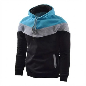 Sudadera con Capucha Personalizada para Hombre, Diseño Colorblock |   Sudadera con Capucha de Forro Polar Cálido para Invierno - Product Image 1