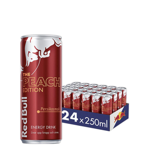 Compra/Pide Red Bull Peach Edition, Bebida Energética de Melocotón y Nectarina en Lata / 250ml, Bebidas Energéticas Red Bull Peach, Melocotón-Nectarina al por Mayor - Product Image 4