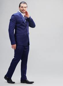 ชุดสูทผู้ชายสีน้ำเงินคุณภาพเยี่ยม 3 ชิ้น สำหรับชุดยูนิฟอร์มองค์กรและมีจำหน่ายในปริมาณมากในราคาที่ดีที่สุด - Product Image 4