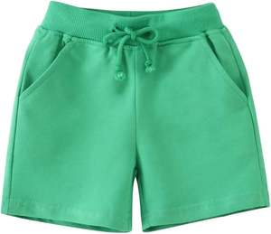 Nueva llegada pantalones cortos de chándal para niños y niñas con logotipo personalizado de calidad superior para niños más vendidos OEM Casual liso transpirable - Product Image 2