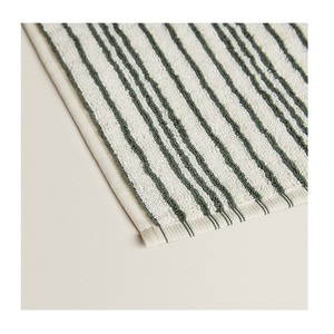 Toallas de algodón a rayas de tamaño personalizado de alta calidad, respetuosas con el medio ambiente, comprimidas, a bajo precio de mercado para uso hotelero, hechas a petición de los clientes - Product Image 4