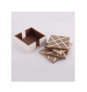 New 2025 Direct Factory Prices Stone Coaster Coasters with Premium Designed <b>Round</b> Shaped Leaf Designed Marble Coasters <b>For</b> <b>Sale</b> - Product Image 2