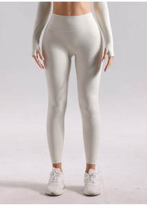 Vêtements de Sport Personnalisés Marque Privée Nylon Spandex Poussée Contrôle du Ventre Pantalon de Yoga à Taille Haute Leggings de Fitness pour Femmes - Product Image 6