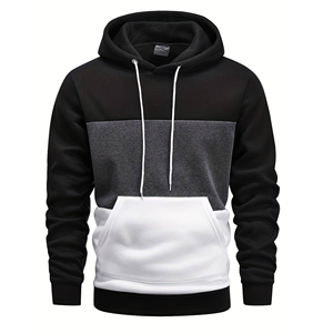 Jersey de algodón 100%, sudadera con capucha, sudaderas con capucha en blanco Unisex de alta calidad, ropa de calle, forro polar pesado, transpirable, excelente - Product Image 3