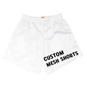 <b>Men</b> Summer Gym Jogger <b>Shorts</b> High Quality Polyester <b>Mesh</b> 5 Inch Inseam Breathable Basketball <b>Shorts</b> with Custom Logo Front - Product Image 4