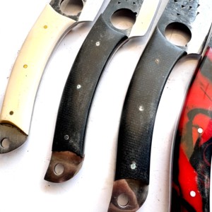 Juego de 7 piezas Mini 11 \ "Cuchillo de Chef de cocina de acero inoxidable hecho a mano de alta calidad hecho en fábrica OEM precio al por mayor bajo costo - Product Image 3