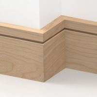 Elegantes molduras de corona modernas de madera maciza, decoración Interior, cornisas arqueadas, zócalo, zócalos embellecedores, uso de Hotel Villa