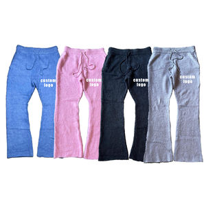 Mohair personnalisé hiver Cardigan hommes doux tricot respirant avec Logo avant Design personnalisé chaud floue Streetwear salon bas - Product Image 1