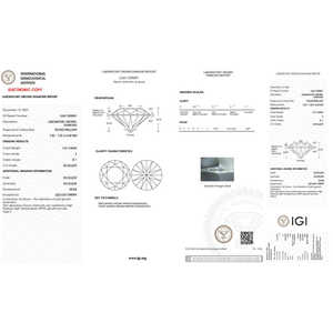 Diamant naturel cultivé en laboratoire certifié IGI, 1,51 carat, clarté SI1, couleur E, taille ronde, brillance, VS2 et VVS1 - Product Image 2