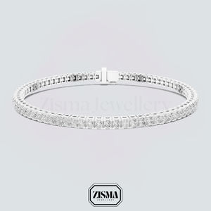 18K 14K 10K Solid Gold Diamond Tennis Bracelet IGI Certified Lab Grown Diamond Bracelet Femmes Fine Luxury Diamond Jewelry - Product Image 4