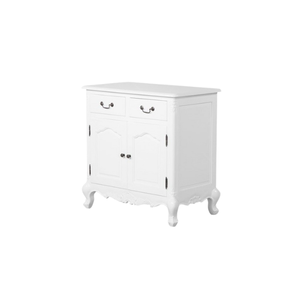 Juego de mesita de noche moderna de estilo italiano de madera con 2 cajones Simple gran espacio económico para hotel o dormitorio - Product Image 1