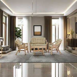 OMARA Elegant & Comfortable Living Set Modern Minimalist Design From Indonesia <b>Sofa</b> & Coffee <b>Table</b> for Living Room Furniture - Product Image 6