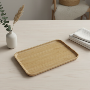 Bandeja de Té 3203031-30X20 al por Mayor, Tabla de Madera Completa con Mango de Madera Contrachapada para Exportación - Product Image 3