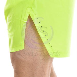 Lightweight <b>Green</b> Color Durable Active Gym Wear Anti Sweat Jogging Workout Comfortable Training Wholesale Rate <b>Men</b> <b>Shorts</b> - Product Image 6