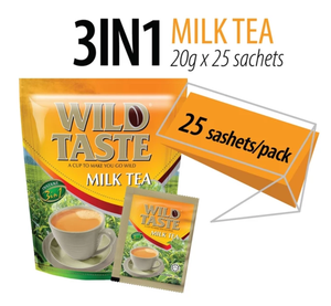 Té con Leche Instantáneo 3 en 1 Wild Taste Premium en Polvo, en Sobres, Fácil de Transportar, Té Negro de Ceilán de Malasia, Bajo en Azúcar, Disponible en Stock - Product Image 2
