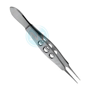 Micro Pinzas Bonn 1x2 Dientes 0.12mm Instrumentos Quirúrgicos Oftálmicos de Acero Inoxidable - Product Image 6