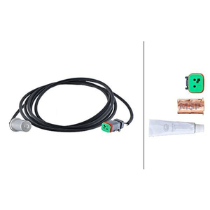6PU230048571 - Sensor de Velocidad de Rueda - Conector de 2 Pines - Eje Delantero/Eje Trasero - Cable: 2420 mm - MSP Export - Product Image 1