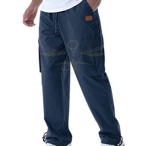 Pakistan fabriqué pas cher prix couleur unie hommes pantalons de survêtement haute qualité confortable pantalon de survêtement décontracté pour hommes - Product Image 4
