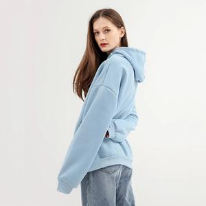 300g 100% algodón Terry Sudadera con capucha precio de fábrica fabricante logotipo personalizado estampado Sudadera con capucha ajuste Regular Unisex mujeres hombres sudaderas con capucha - Product Image 5