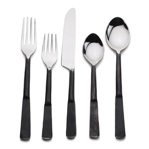 Ensemble de couverts à poignée noire en métal de haute qualité au meilleur prix de l'Inde pour restaurant hôtel - Product Image 6