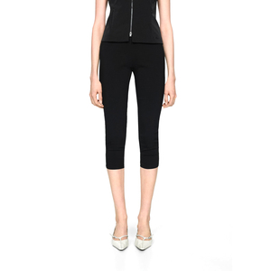 Hot Sale High Quality Women's <b>Capri</b> <b>Leggings</b> Custom Color New Design Breathable Gym Workout Casual Style - Product Image 1