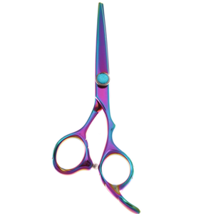 IMANS Stainless Steel Blade <b>Hair</b> <b>Cutting</b> <b>Scissor</b> with Rainbow Finish - Product Image 1