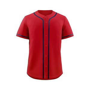 Chemises en duvet Uniformes sportifs hipster hip hop à manches courtes Maillots de baseball personnalisés Vente en gros - Product Image 6