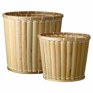 ตะกร้าหวายแบบชนบทหรูหราคู่หูที่สมบูรณ์แบบสมบูรณ์แบบและการตกแต่งที่หรูหราเรียบง่ายมีสไตล์และใช้งานได้จริง - Product Image 5