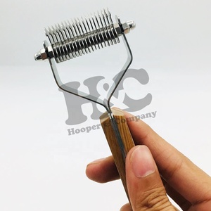 ชุดแปรงและกรรไกรตัดขนสัตว์เลี้ยงอเนกประสงค์สุดหรู พร้อมใบมีดสแตนเลส - Product Image 2