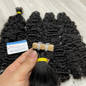 Peinados de Moda, Cabello Virgen Vietnamita de Alta Calidad, Rizado Birmano, Color Natural - Product Image 1