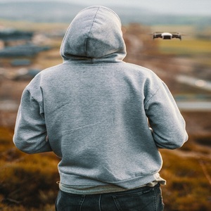 Qualité standard OEM 300gsm sweat-shirt à capuche lourd logo personnalisé sweat-shirt uni sweat-shirt unisexe en coton à la mode - Product Image 6