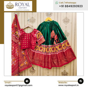 Dola Silk lehenga choli กับฟอยล์ทำงานเสื้อผ้าชาติพันธุ์ขายส่งดีไซน์หรูหรา - Product Image 3