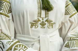 2025 mejor venta al por mayor personalizar vestido ucraniano bordado a mano mangas abullonadas Resort ropa de fiesta ropa de niña vestido Casual - Product Image 6